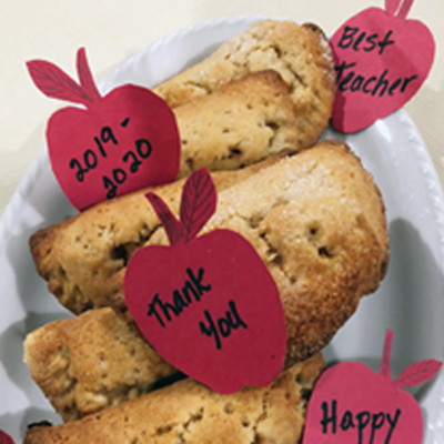 Apple Hand Pies for the teacher 